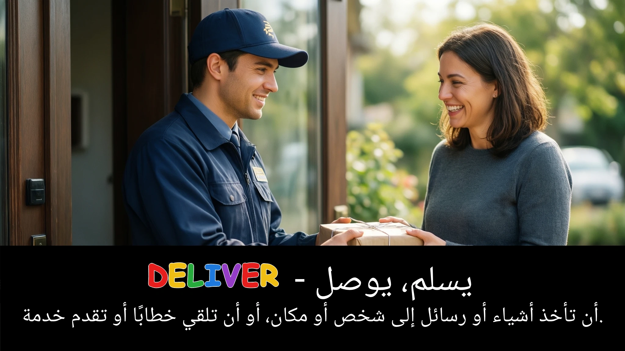 Arabic Illustration for deliver